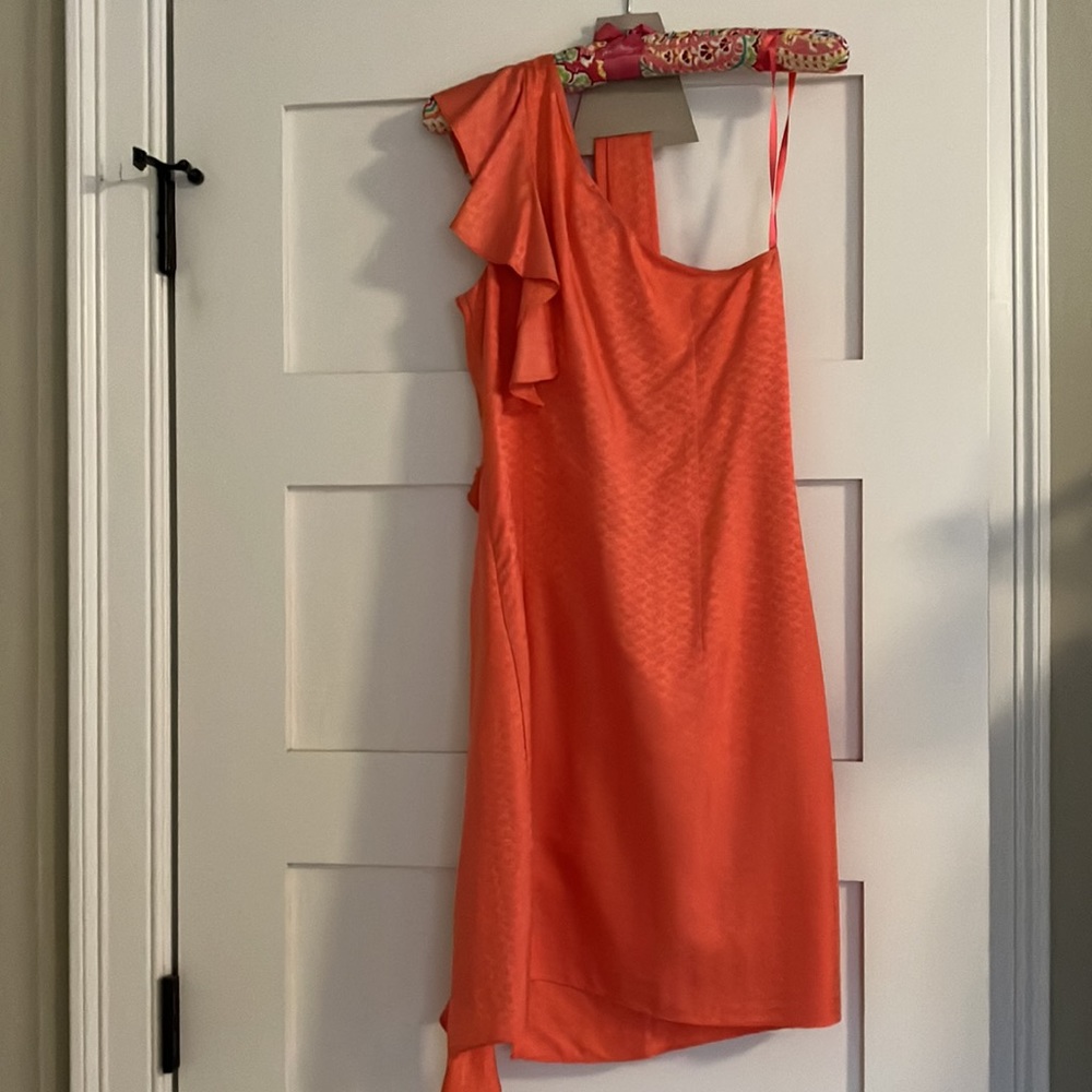 Milly Women’s One Shoulder Dress - Picture 3 of 6